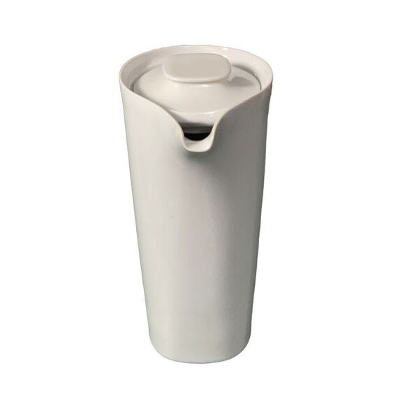 Block Langenthal Switzerland Transition White Vtg 1972 Coffee Pot and Lid 5 cup - Picture 4 of 7